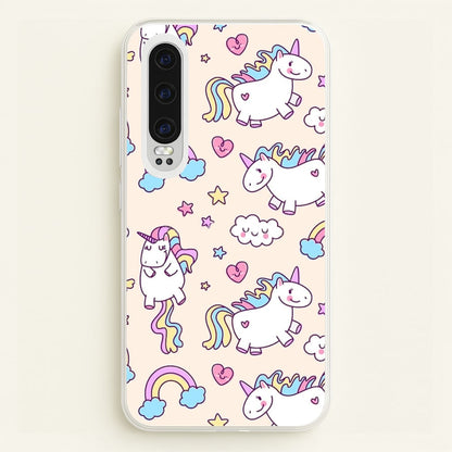 Cute Unicorn Pattern  -  Phone Case for Huawei P30