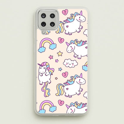 Cute Unicorn Pattern  -  Phone Case for Galaxy A12