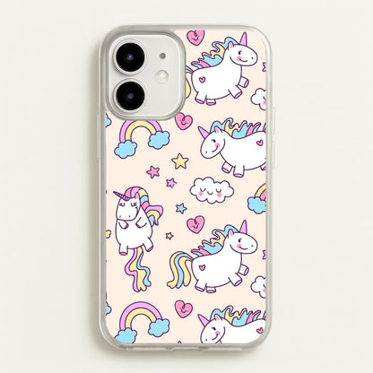 Cute Unicorn Pattern  -  Phone Case for iPhone 12 / 12 Pro