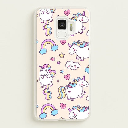 Cute Unicorn Pattern  -  Phone Case for Galaxy S9