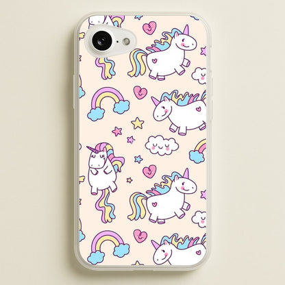 Cute Unicorn Pattern  -  Phone Case for iPhone 16e