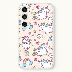 Cute Unicorn Pattern  -  Phone Case for Galaxy S24FE