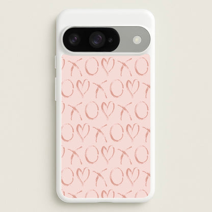 Valentine's Day Pattern Phone Case for Google Pixel 10 / 10 Pro