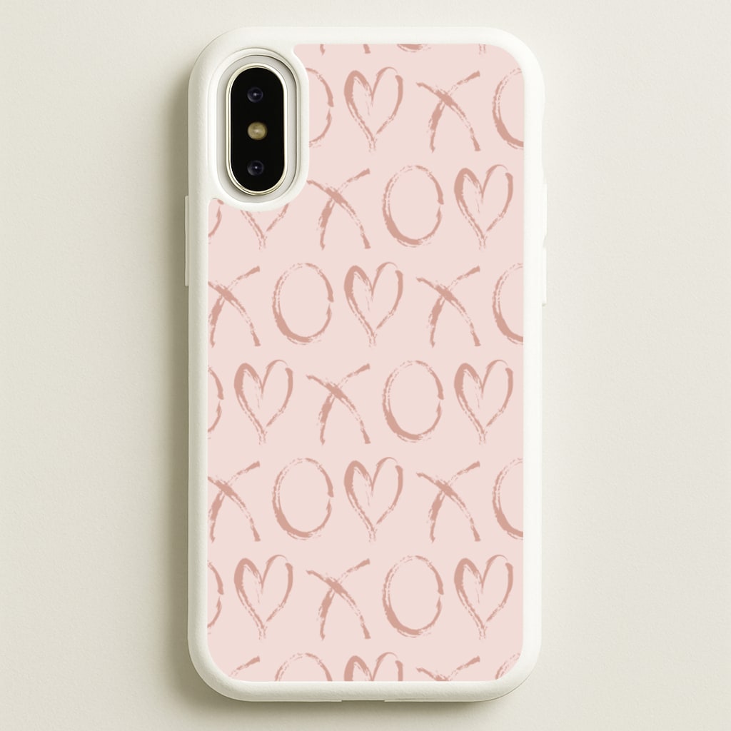 Valentine's Day Pattern  - Valentine's Day Phone Case for iPhone X / XS