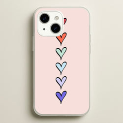 Love Heart Line  - Valentine's Day Phone Case for iPhone 14