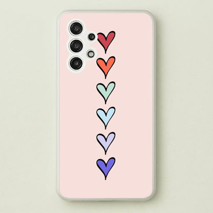Love Heart Line  - Valentine's Day Phone Case for Galaxy A13