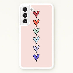 Love Heart Line  - Valentine's Day Phone Case for Galaxy S22 Plus