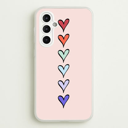 Love Heart Line  - Valentine's Day Phone Case for Galaxy A14