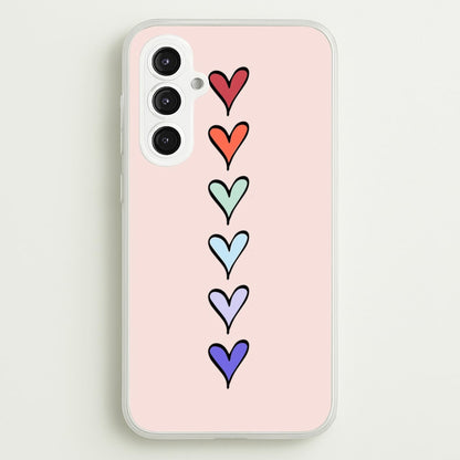 Love Heart Line  - Valentine's Day Phone Case for Galaxy S23FE