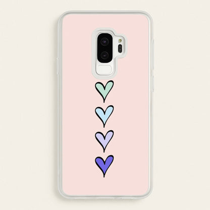Love Heart Line  - Valentine's Day Phone Case for Galaxy S9 Plus