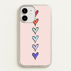 Love Heart Line  - Valentine's Day Phone Case for iPhone 12 Mini
