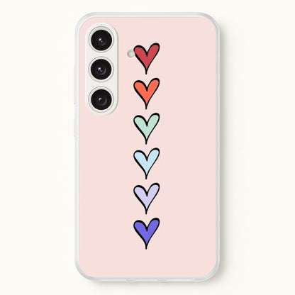 Love Heart Line  - Valentine's Day Phone Case for Galaxy S24 Plus