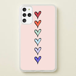 Love Heart Line  - Valentine's Day Phone Case for Galaxy S20 Plus