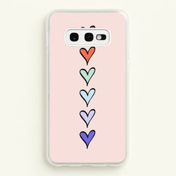 Love Heart Line  - Valentine's Day Phone Case for Galaxy S10e