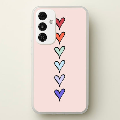 Love Heart Line  - Valentine's Day Phone Case for Galaxy A35