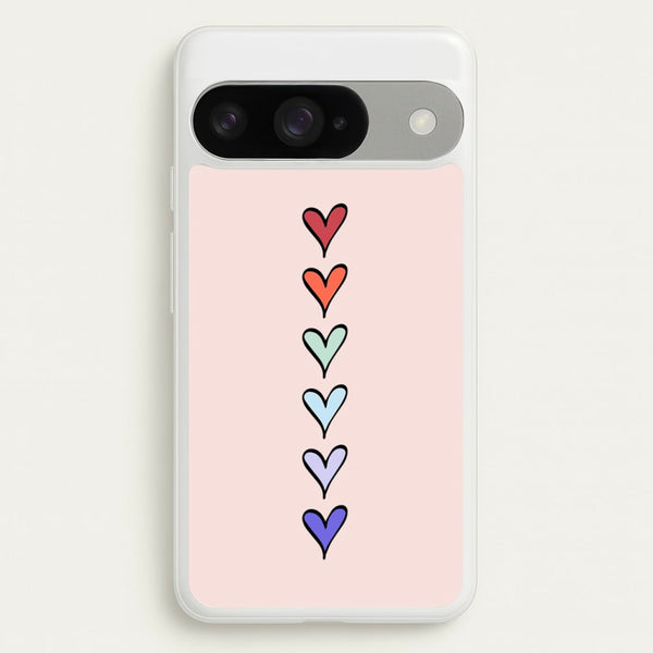 Love Heart Line Phone Case for Google Pixel 10 / 10 Pro