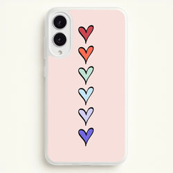 Love Heart Line  - Valentine's Day Phone Case for Galaxy S25 Edge