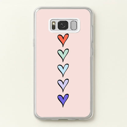 Love Heart Line  - Valentine's Day Phone Case for Galaxy S8 Plus