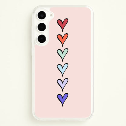 Love Heart Line  - Valentine's Day Phone Case for Galaxy S23 Plus