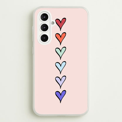 Love Heart Line  - Valentine's Day Phone Case for Galaxy A16