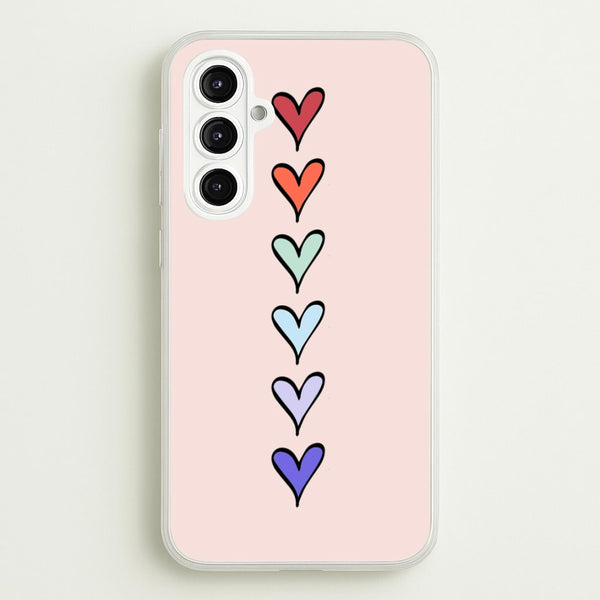 Love Heart Line  - Valentine's Day Phone Case for Galaxy A16
