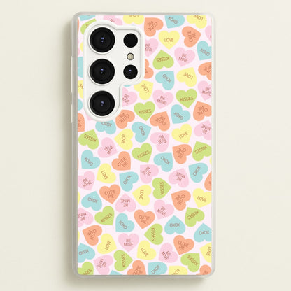 Love Hearts- Valentine's Day  - Valentine's Day Phone Case for Galaxy S25 Ultra