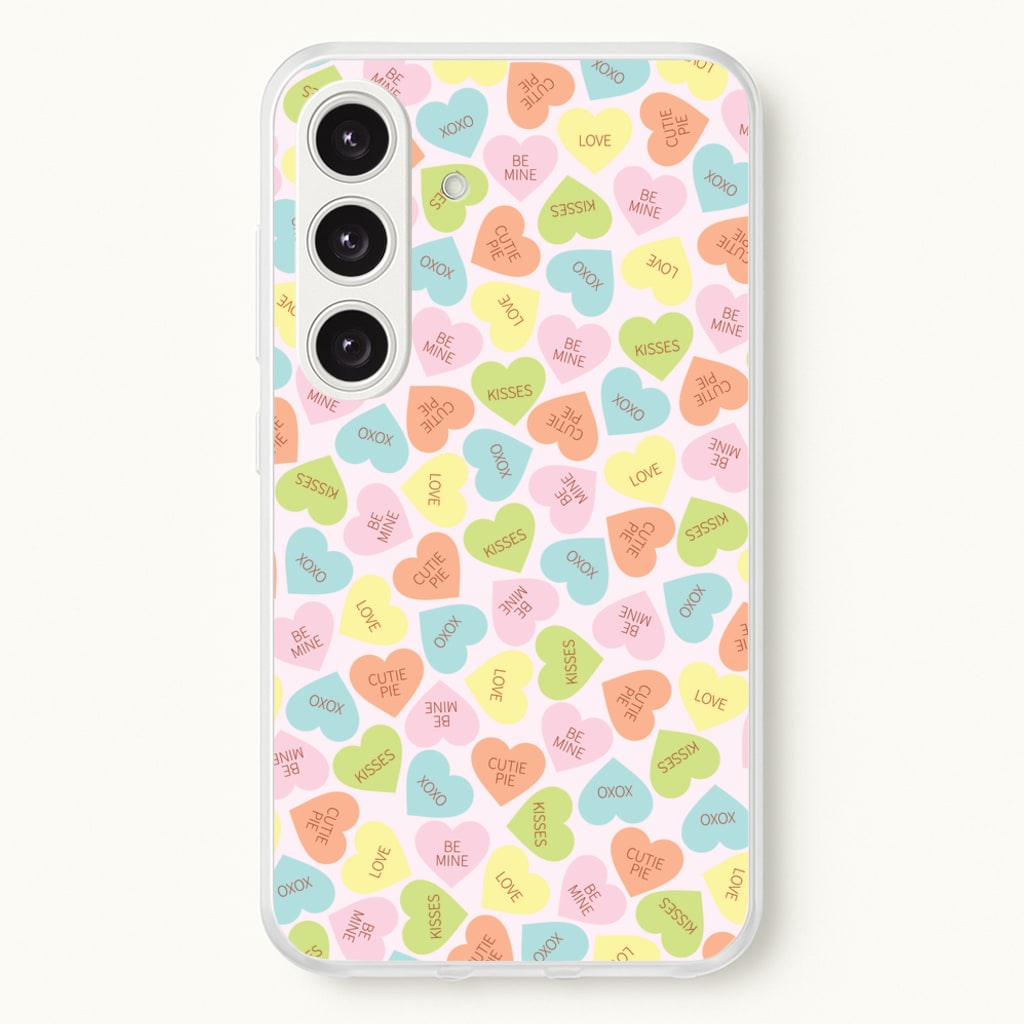 Love Hearts- Valentine's Day  - Valentine's Day Phone Case for Galaxy S24