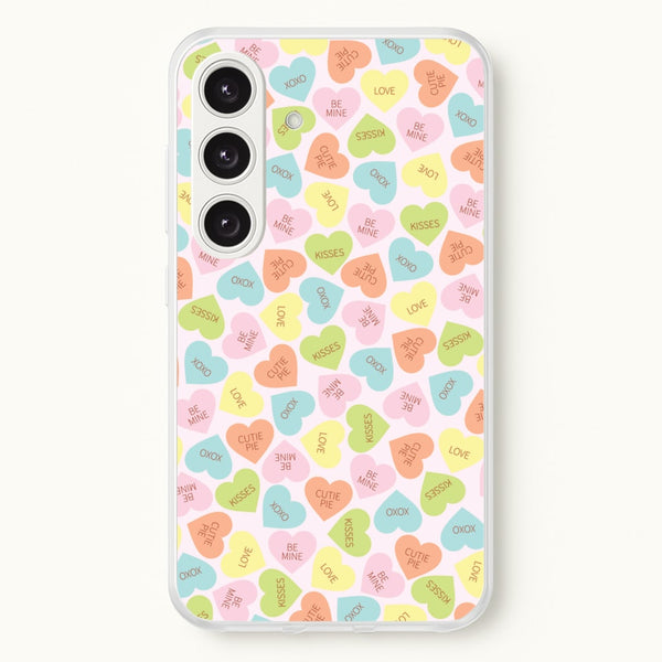 Love Hearts- Valentine's Day  - Valentine's Day Phone Case for Galaxy S24