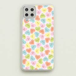 Love Hearts- Valentine's Day  - Valentine's Day Phone Case for Galaxy A12