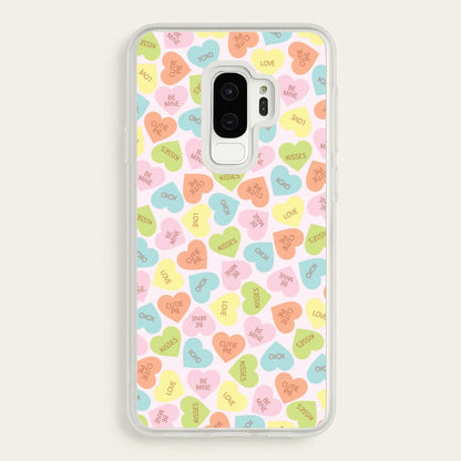 Love Hearts- Valentine's Day  - Valentine's Day Phone Case for Galaxy S9 Plus