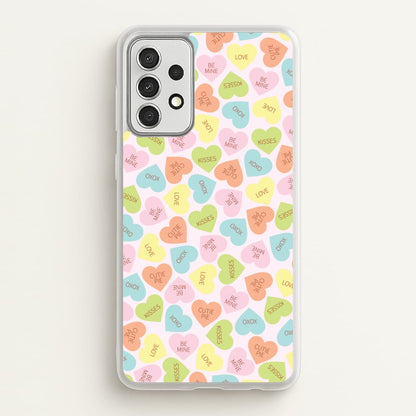 Love Hearts- Valentine's Day  - Valentine's Day Phone Case for Galaxy A52 / A52s