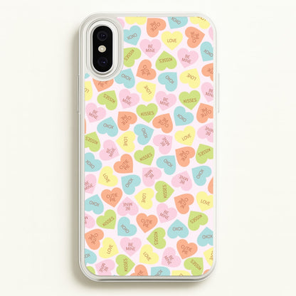 Love Hearts- Valentine's Day  - Valentine's Day Phone Case for iPhone XS Max