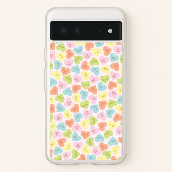 Love Hearts- Valentine's Day  - Valentine's Day Phone Case for Google Pixel 6