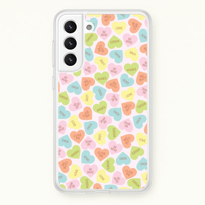 Love Hearts- Valentine's Day  - Valentine's Day Phone Case for Galaxy S21FE
