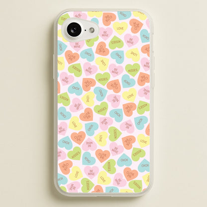 Love Hearts- Valentine's Day  - Valentine's Day Phone Case for iPhone 16e