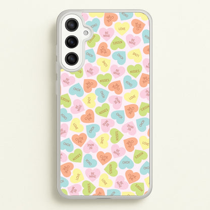 Love Hearts- Valentine's Day  - Valentine's Day Phone Case for Galaxy A34