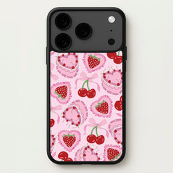 Cherries, Strawberries And Cake - Valentine's Day Phone Case for iPhone 17 Pro
