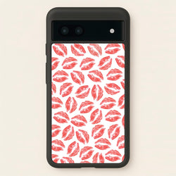Kisses - Valentine's Day  - Valentine's Day Phone Case for Google Pixel 7a