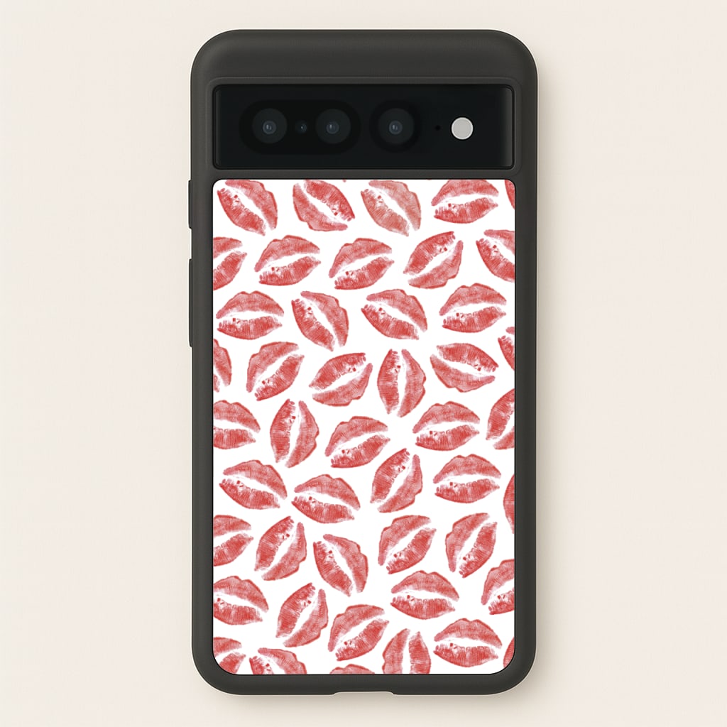 Kisses - Valentine's Day  - Valentine's Day Phone Case for Google Pixel 7 Pro