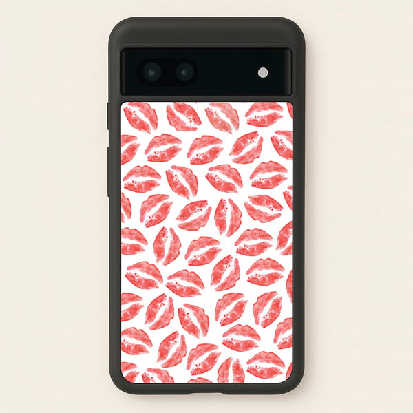 Kisses - Valentine's Day  - Valentine's Day Phone Case for Google Pixel 6a