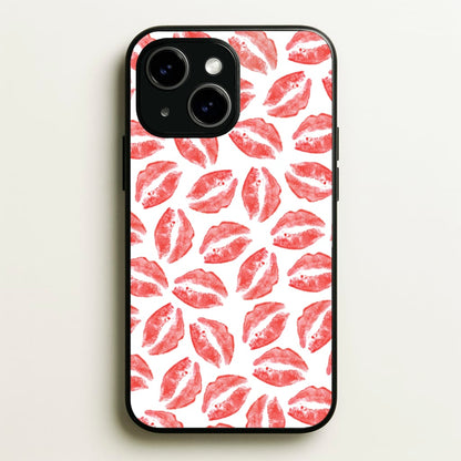 Kisses - Valentine's Day  - Valentine's Day Phone Case for iPhone 15