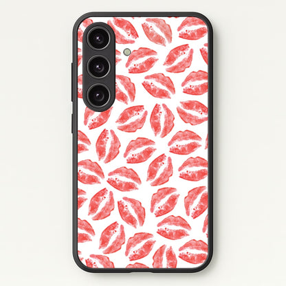 Kisses - Valentine's Day  - Valentine's Day Phone Case for Galaxy S24FE