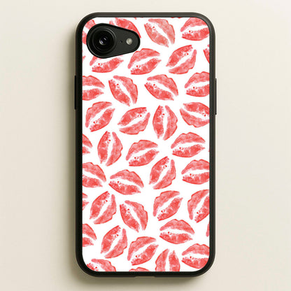 Kisses - Valentine's Day  - Valentine's Day Phone Case for iPhone 16e