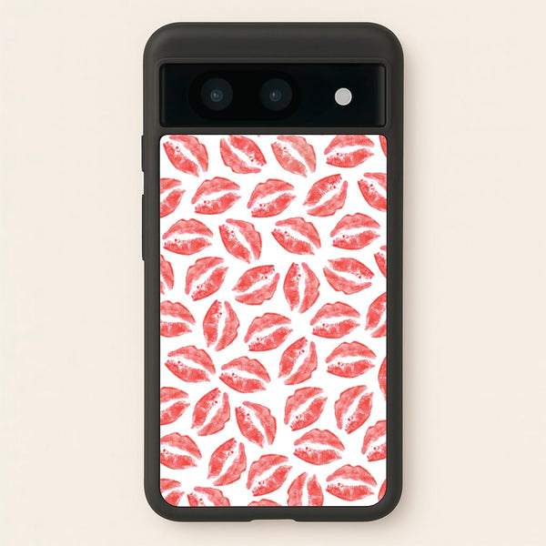 Kisses - Valentine's Day  - Valentine's Day Phone Case for Google Pixel 8a