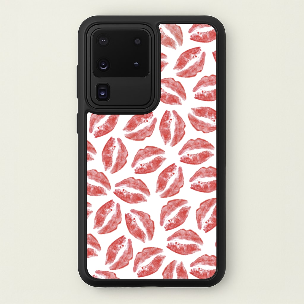 Kisses - Valentine's Day  - Valentine's Day Phone Case for Galaxy S20 Ultra