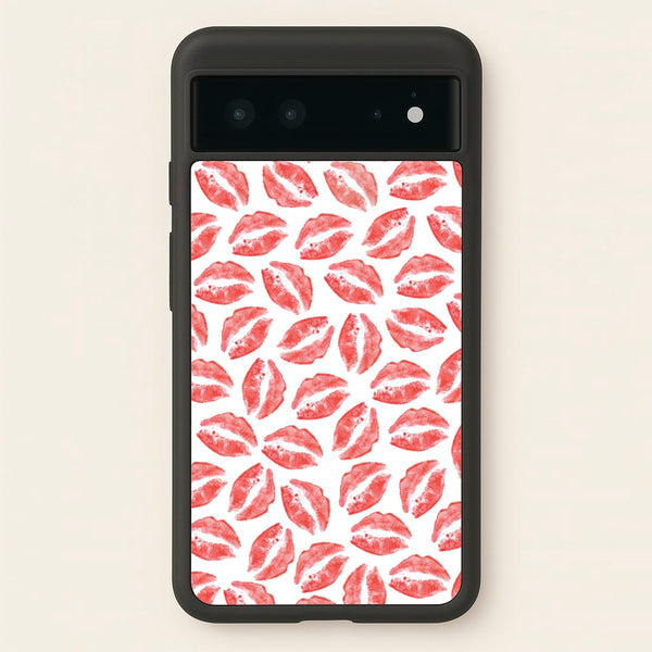 Kisses - Valentine's Day  - Valentine's Day Phone Case for Google Pixel 6