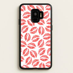 Kisses - Valentine's Day  - Valentine's Day Phone Case for Galaxy S9