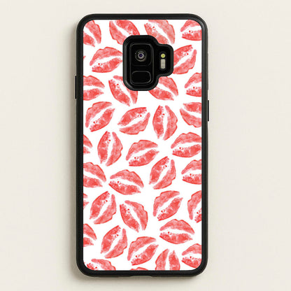 Kisses - Valentine's Day  - Valentine's Day Phone Case for Galaxy S9