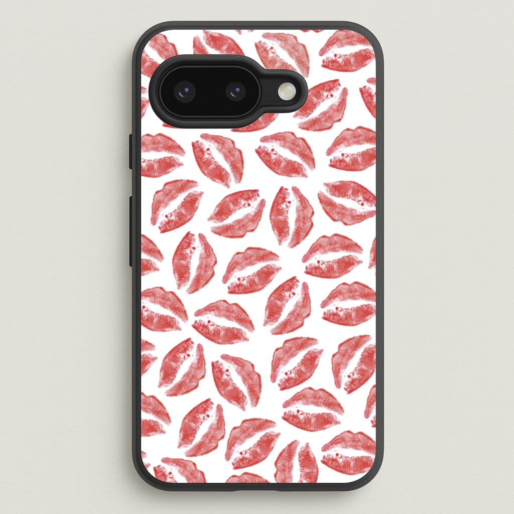 Kisses - Valentine's Day  - Valentine's Day Phone Case for Google Pixel 9a