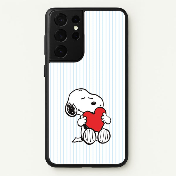 Snoopy - Valentine's Day  - Valentine's Day Phone Case for Galaxy S21 Ultra